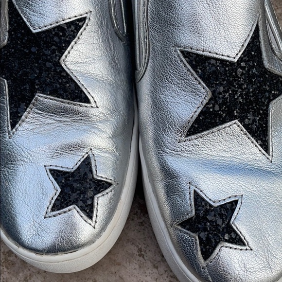 Michael Kors sneakers silver navy women’s size 7.5 - Picture 9 of 10